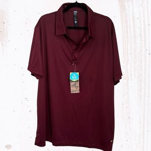 NWT Amazon Men’s Quick Dry, Moisture-Wicking Polo Shirt, sz 3XL